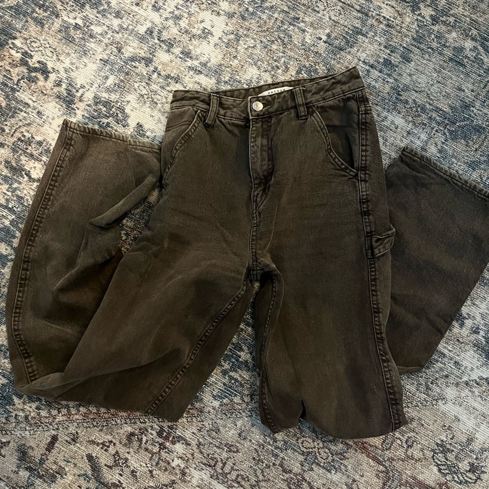 Brown Pacsun Cargo Jeans